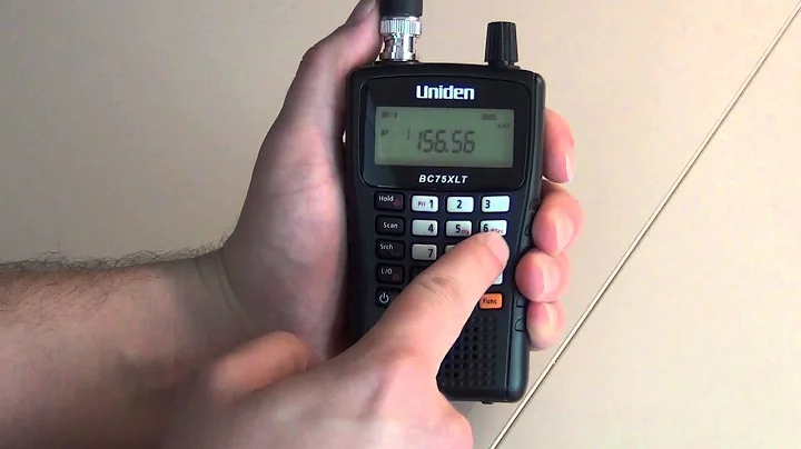 How to Program the Uniden BC75XLT Scanner Step-by-Step