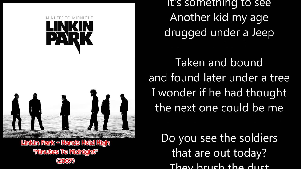 Linkin Park Hands Held High (LYRICS) YouTube