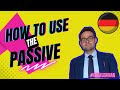 GCSE German - how to use the passive #grammar #explainer