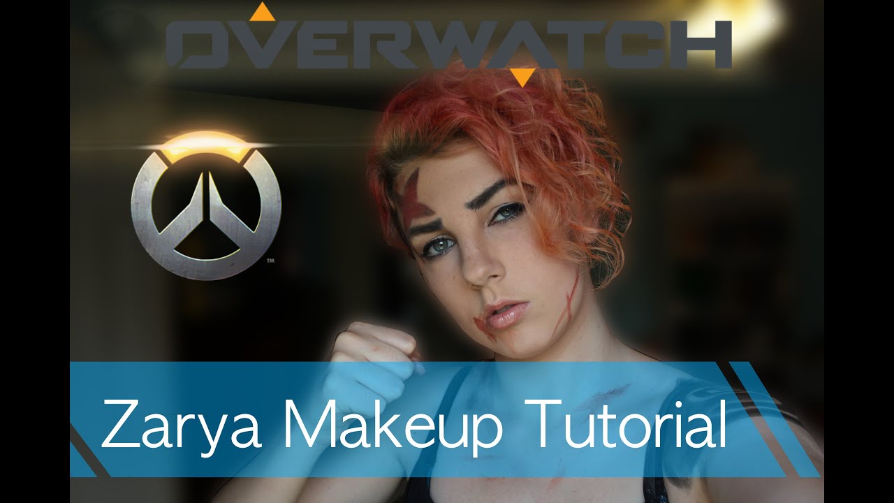 Zarya Overwatch Cosplay Makeup Tutorial YouTube