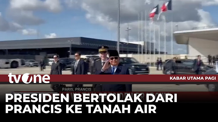 Prabowo Kembali ke Indonesia Usai Menghadiri Peringatan Hari Bastille di Prancis | Kabar Utama Pagi