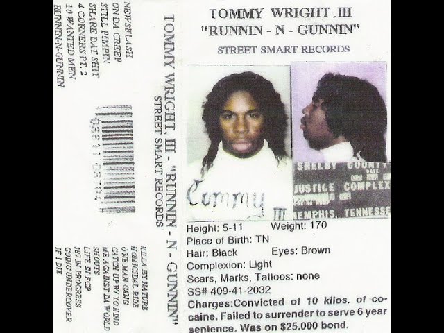 洋楽 G-RAP -  Wright III Tommy Wright III - On The Run (1996) [FULL ALBUM] (FLAC