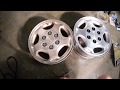 How to remove corrosion from aluminum rims