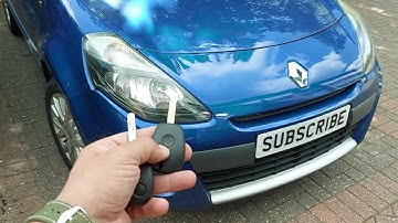 Renault Clio III 3 spare remote key using Xtool (Free Pin Code)  Cheie de rezerva programata, scrisa