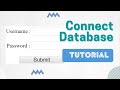 Connect your html form to mysql with php stepbystep tutorial