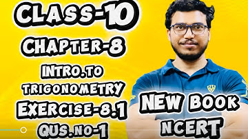 Class-10,chapter-8,introduction to trigonometry Ex.no-8.1,Qus no-1 @schooltoppper333 #maths #class10