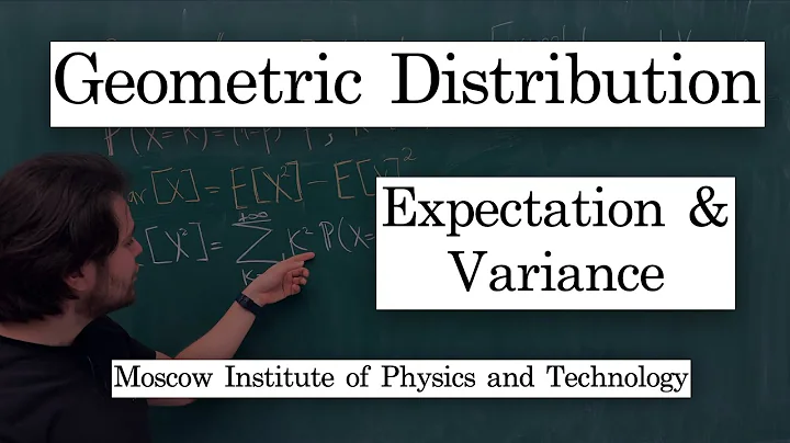 Geometric distribution | Expectation & Variance | Step by step Solution