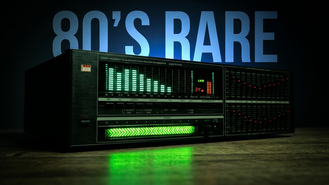 BSR EQ-5000 80's Legend Rare Model Stereo Frequency Equalizer