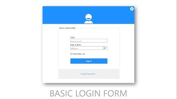 BASIC LOGIN FORM | Masked Text Box | C#