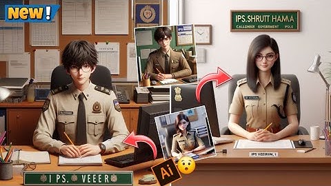 Create 3D Ai I.P.S image creator 2024 | Indian Police Service | Bing Image Creator | new Tutorial 🔥