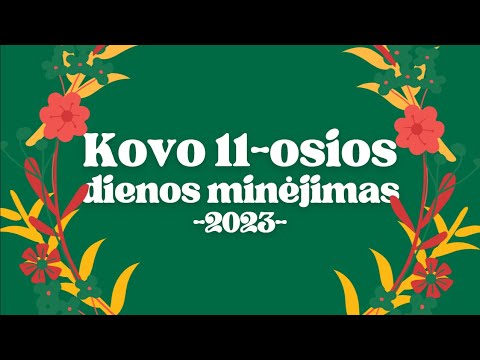 Video: Ši diena istorijoje: kovo 11 d