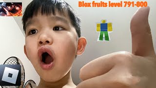 เล่นแมพ Blox fruits เลเวล 791-800 #roblox