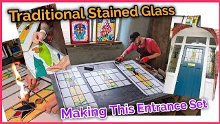 Making This Traditional Stained Glass Entrance