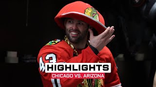 HIGHLIGHTS: Chicago Blackhawks vs. Arizona Coyotes