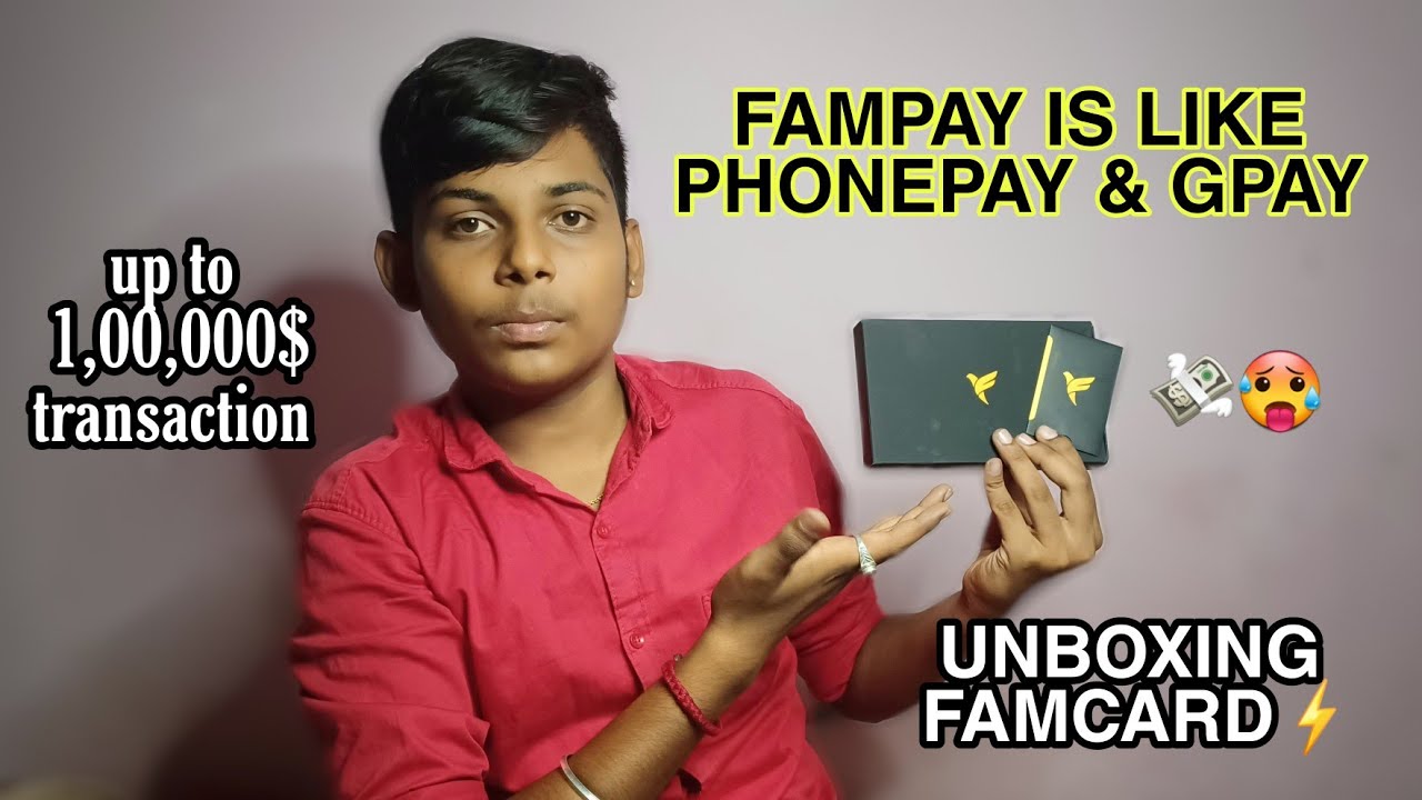 How To Login Fampay & Unboxing FAMCARD ⚡ In Kannada 🔥| 
