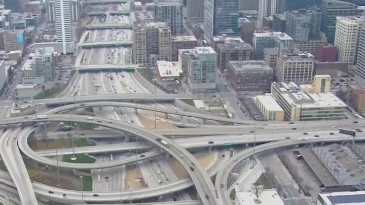 Jane Byrne Interchange construction almost complete