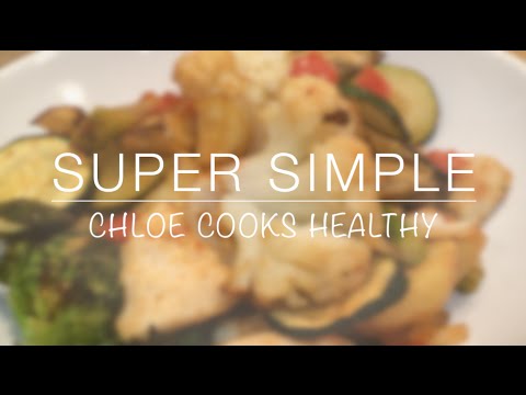 SUPER SIMPLE - CHICKEN FAJITA ROASTED VEGETABLES