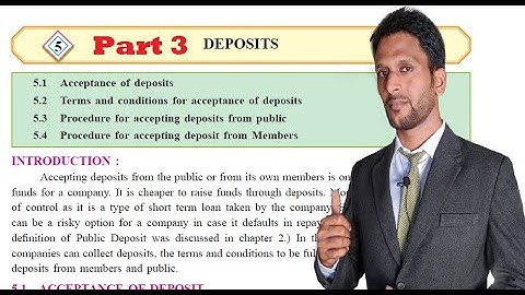 HSC New Syllabus secretarial practice chapter 5 Deposits | Procedure to Accept Deposit | part 3