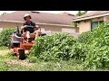 Lawn care vlog #17 Thick back yard!