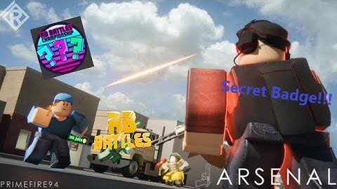 Getting the RB Battles SECRET Arsenal Badge Gameplay!