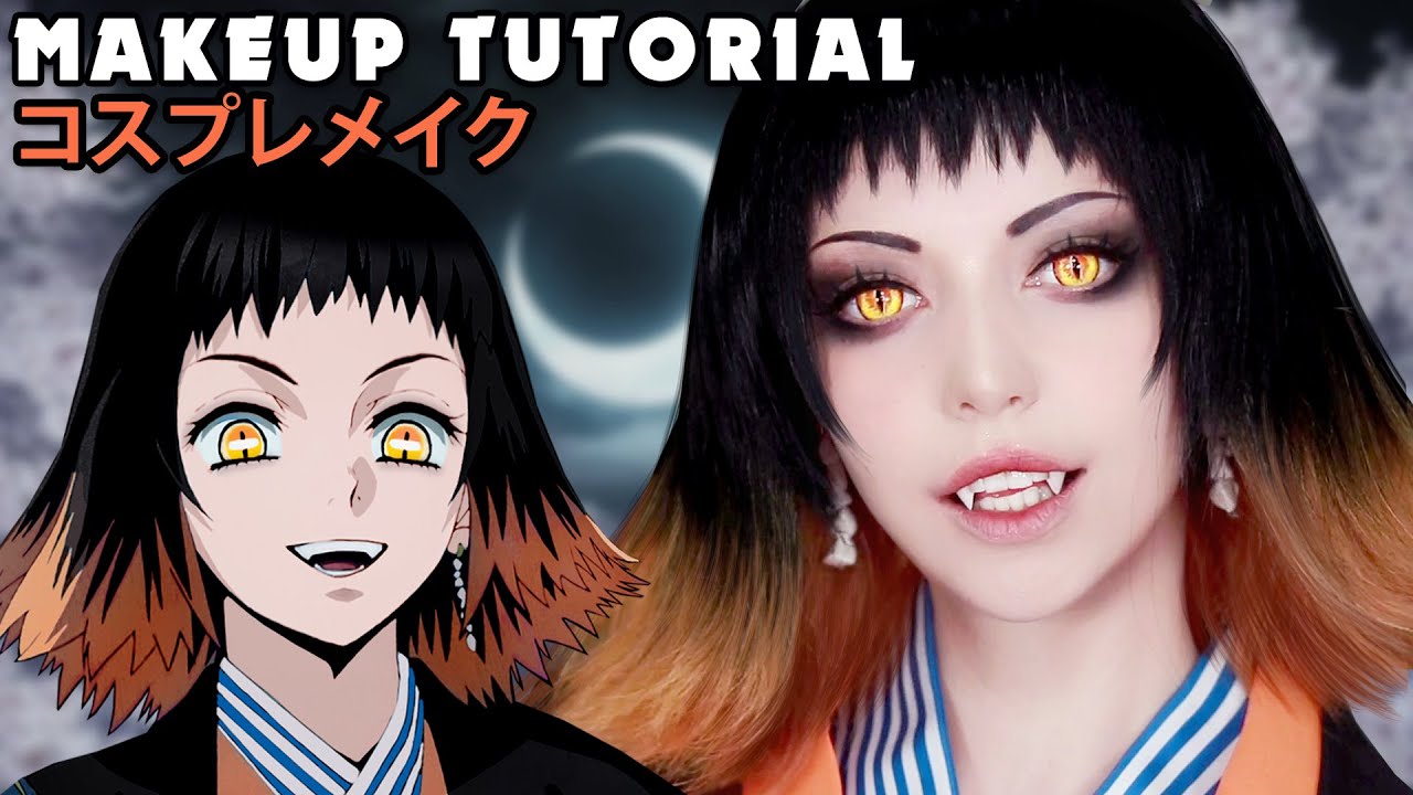 ⁣☆ Susamaru Cosplay Makeup Tutorial Demon Slayer 鬼滅の刃 ☆