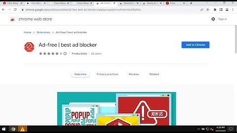 Ad-free | best ad blocker adware-type extension removal.