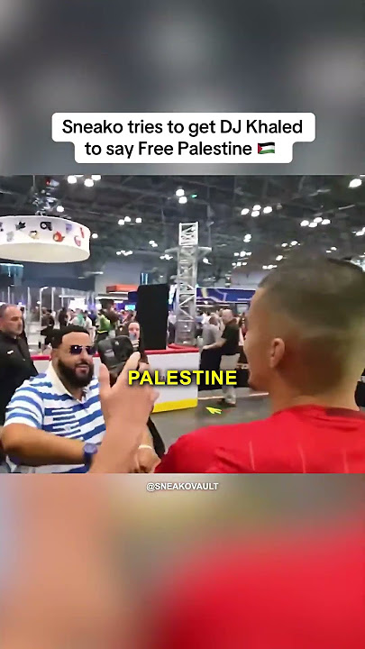Dj Khaled REFUSES To Say “Free Palestine” 🇵🇸