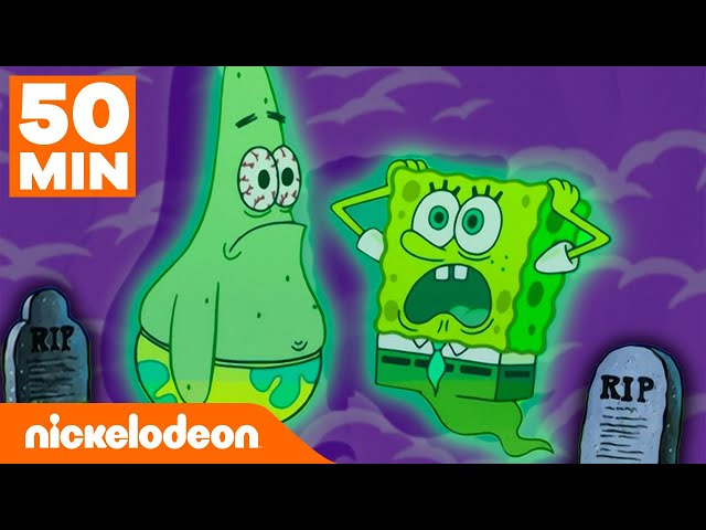 SpongeBob | Episode Terseram! Halloween Nonstop | Nickelodeon Bahasa class=