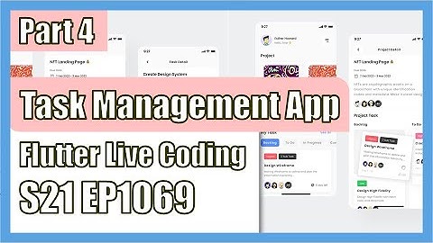 [Flutter] Flutter Live Coding EP1069 (Task Management App Part 4) | river_pod