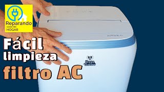 Fácil limpieza filtro aire acondicionado by Reparando cosas del hogar 375 views 6 days ago 4 minutes, 38 seconds