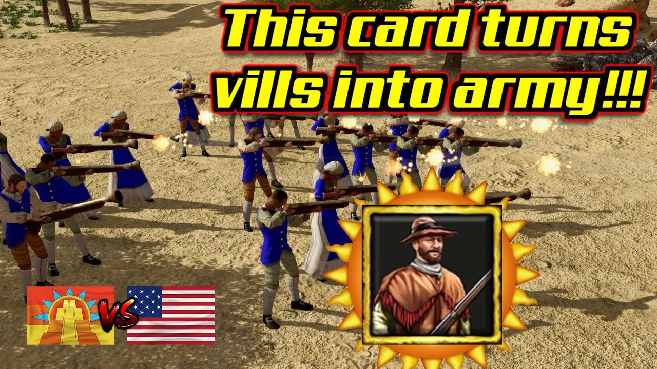 Overmountain settlers is actually terrifying!!! AOE3