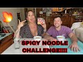 SPICY NOODLE CHALLENGE!! WHO WILL WIN, ME OR MY BOYFRIEND?!?