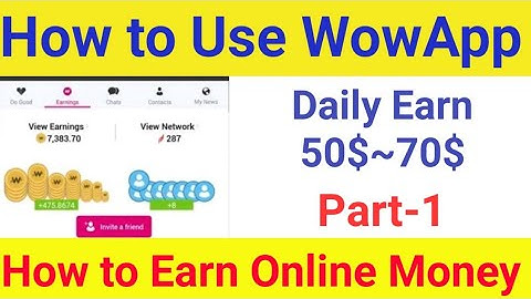 How to Use WowApp | How to Earn Money From WowApp | Online Earning in Pakistan | Technical Asad
