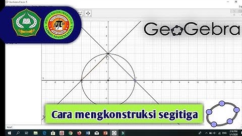 TUTORIAL CARA MENGKONSTRUKSI SEGITIGA DENGAN MENGGUNAKAN APLIKASI GEOGEBRA