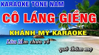 Cô Láng Giềng Karaoke Nhạc Sống Phối Chuẩn Tone Nam