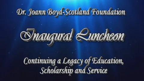Dr. Joann Boyd-Scotland Foundation