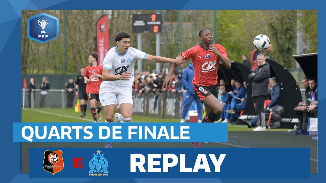 Quarts de finale I Stade Rennais - Ol. de Marseille (1-2) en replay I Coupe Gambardella-CA 23-24