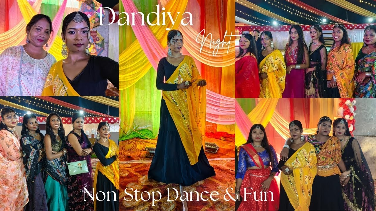 Garba & Dandiya Night Vlog | Navratri Special✨ 🌼|| 