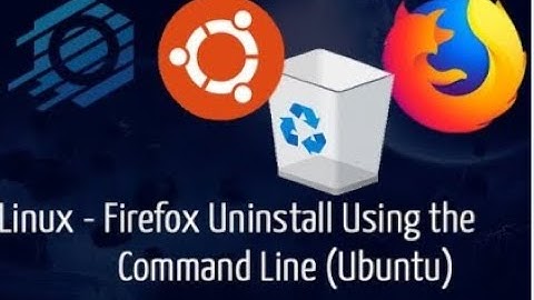 How to install and uninstall mozilla firefox from ubuntu machine windows
