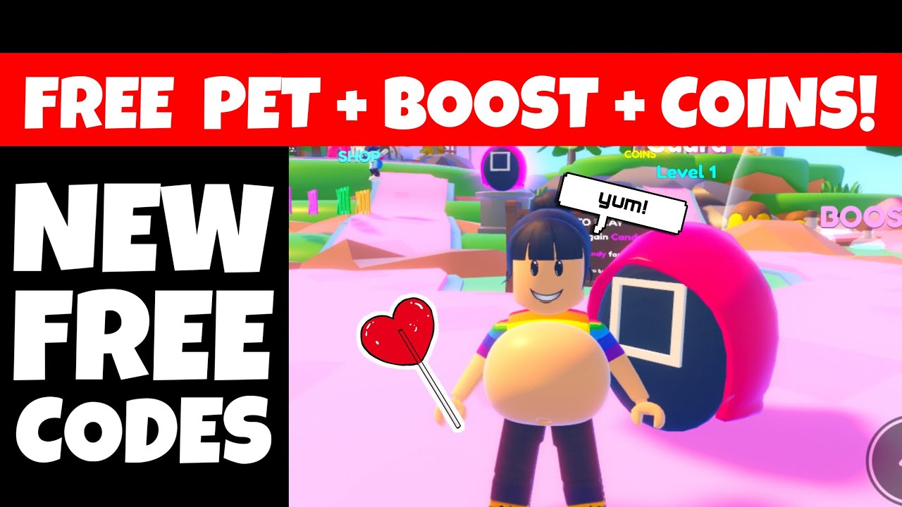 new-free-codes-candy-eating-simulator-gives-free-pet-free-boost-free-coins-roblox-youtube