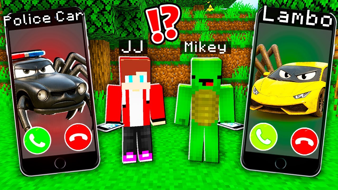 Why Police Car Spider vs Lambo Spider Calling to JJ and Mikey ?