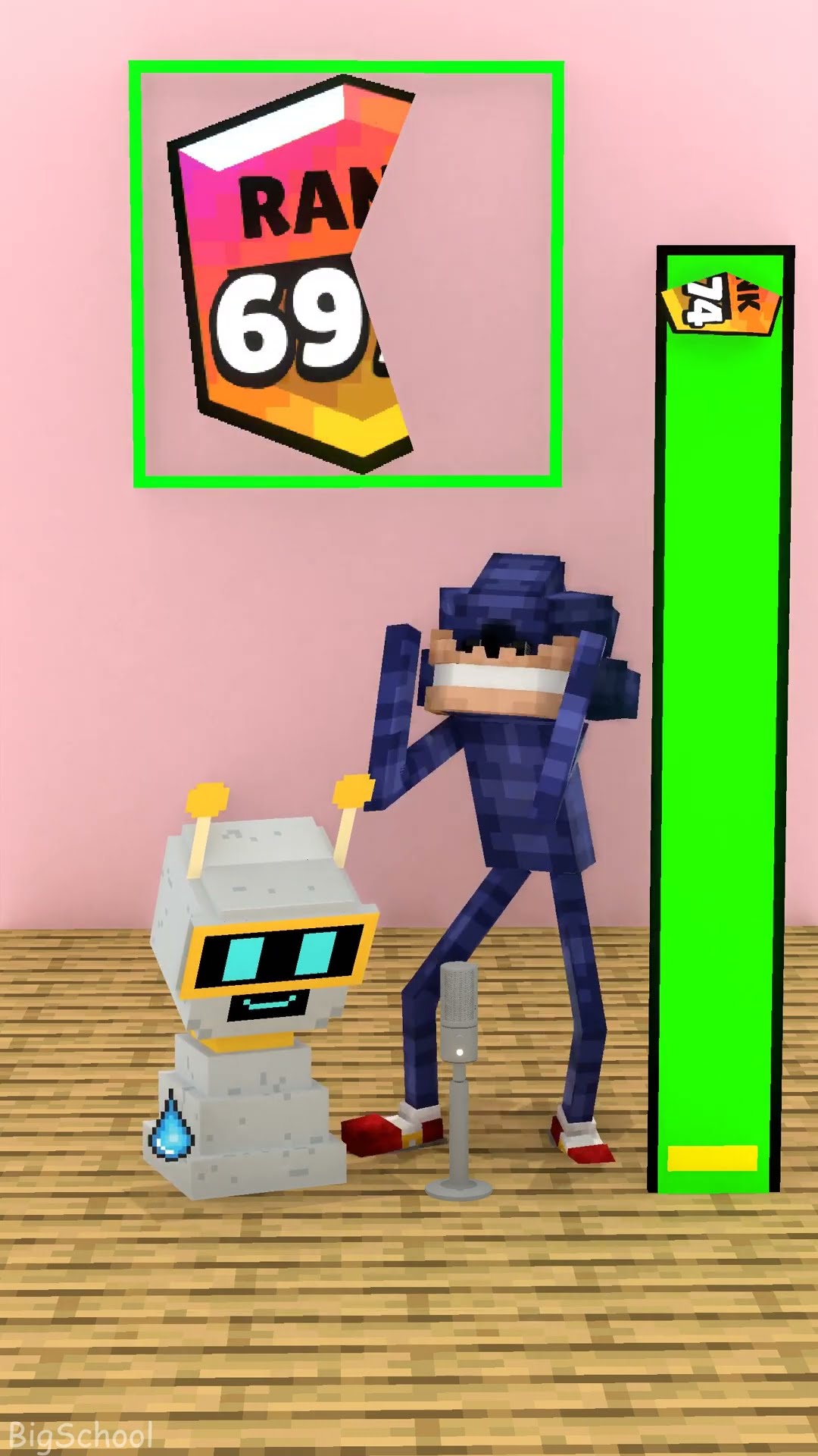 The singing challenge to match rank 6974 with Fun Bot ?