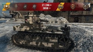 WoT T1 Cunningham | 10 kills | Kolobanov's Medal - Winter Himmelsdorf