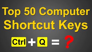 Top 50 Computer Keyboard Shortcut Keys | Computer Shortcut Keys | Top Keys | Best Keys | AlphaRez screenshot 1