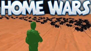 Home Wars - The Bug Reinforcements! - Crickets & Beetles & More - Home Wars Campaign Gameplay