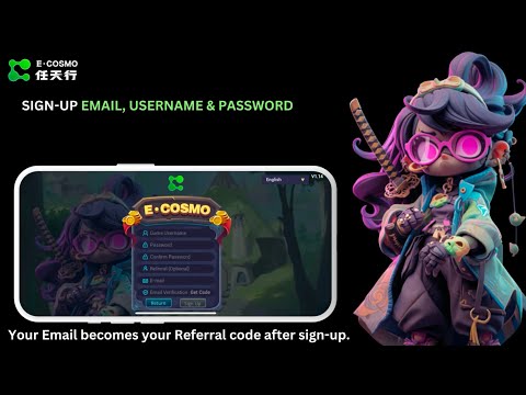 [IPHONE] Ecosmo Sign Up Game Account with Email