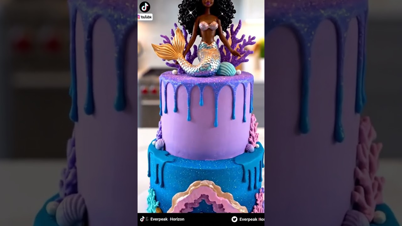 Most Magical Mermaid Cake 2025 – Too Pretty to Cut!