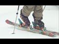 Easiest backcountry skiing entry using daymakers alpine touring adapters