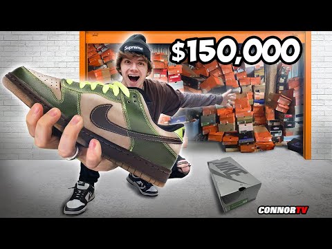 I Found a $150,000 STORAGE UNIT full of SNEAKERS! Part 1