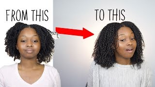 A NEW Heatless Way To STRETCH Your Wash n Go?! | AfriThreaders Hair Stretchers Review